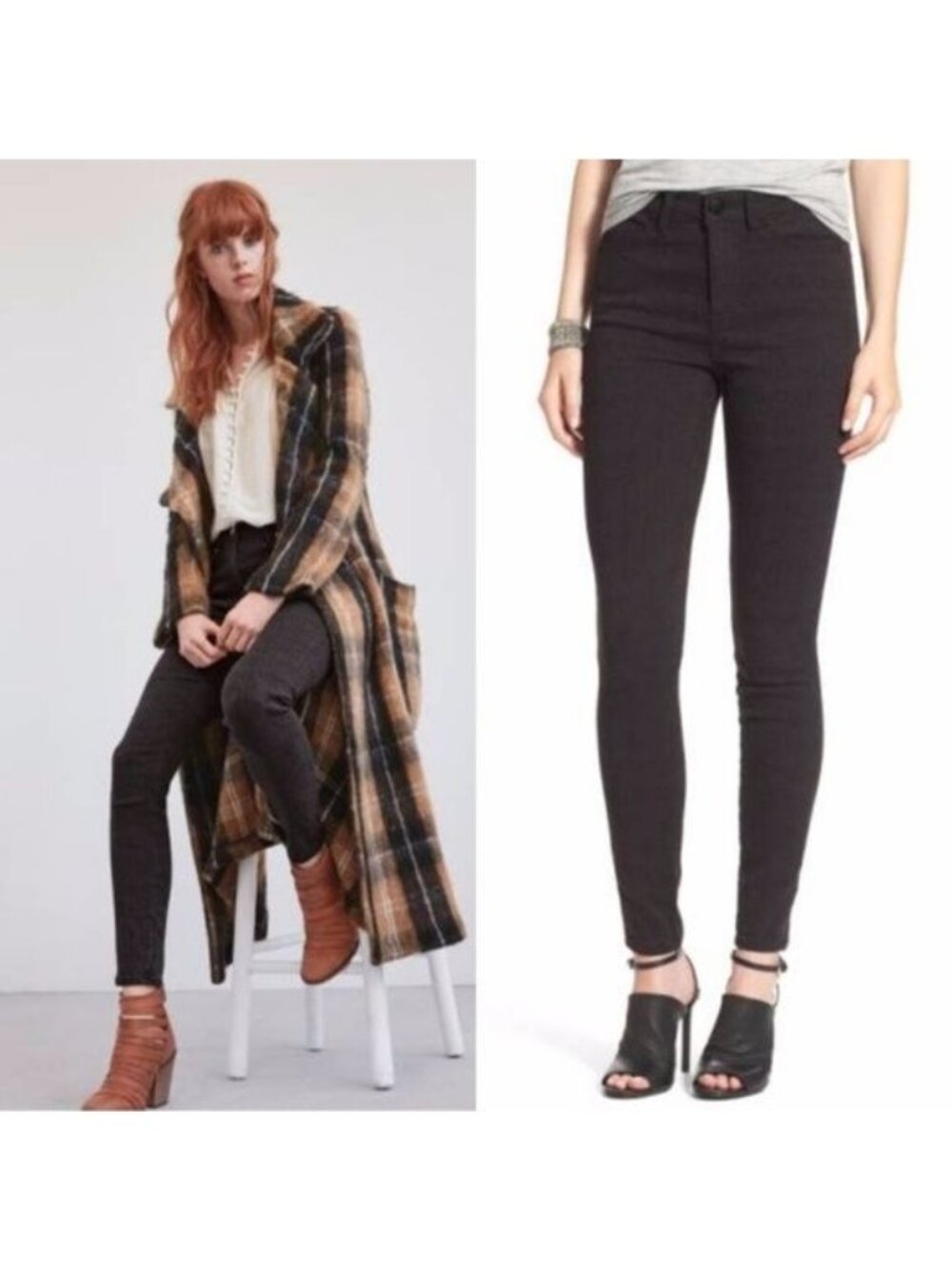 FP Free People 'Isabel' Jacquard Pants Jeans Textured